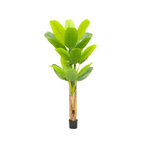 Large Banana Tree Artificial Plant, 210 cm (82.67 Inch) Artificial Tropical in Pot, Durable Leaves Plants Decoration for Office, Shop, Home and Party, High Artificial Banana Tree, Banana Plant