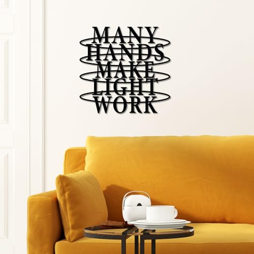 Stylish Black Decorative Metal Wall Accessory, 38 x 37 cm, 100% Metal, 1.5 mm Thickness, Lightweight and Durable, Perfect for Home Decor