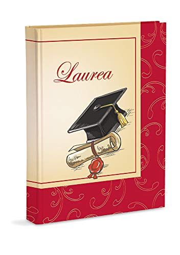 Graduation Photo Album, 23 x 30 cm, 58 White Pages and 2 Customisable Journal Pages, Thick and Durable Cardboard Pages, Intermediate by Pergamino