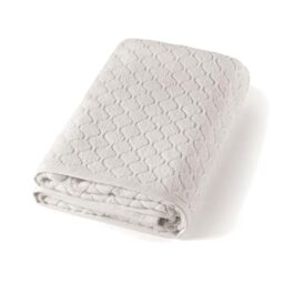 Pure Cotton 1-Piece Jacquard Combed Cotton Bath Towel 570 GSM – Oeko-TEX Certified – Washable at 40°C – Absorbent Bath Towel 90 x 180 cm – Sand