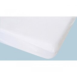 Poyet Motte Mattress Protector, Cotton, White, Individual