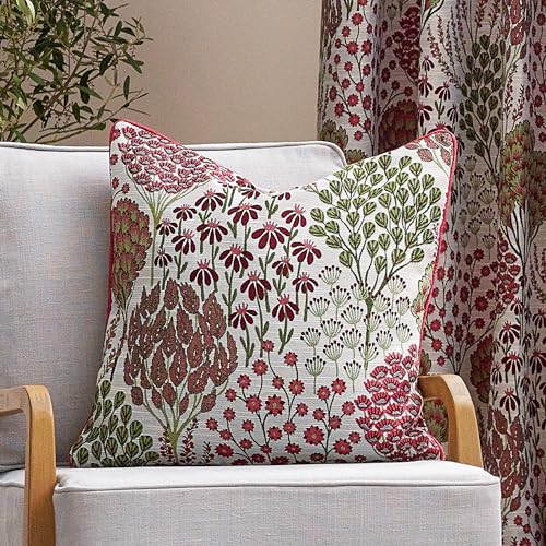 furn. Wylder Nature Ophelia Floral Jacquard Feather Filled Cushion