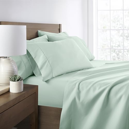 Linen Market 6 Piece Bed Sheet Set, Mint, Full