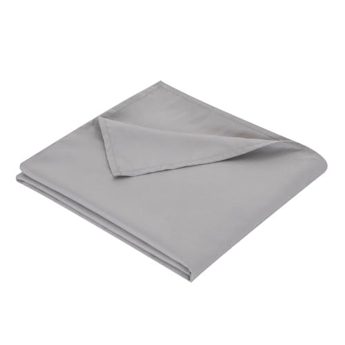 Full Flat Sheet, 80x96Inch Light Gray - Ultra Soft Breathable Brushed Microfiber Top Sheet - Hotel Quality & Wrinkle-Free - Shrinkage, Fade Resistant - Easy Care Full Sheets