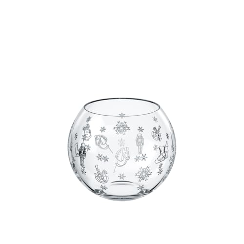 Villeroy & Boch - Toy's Delight tealight Holder Clear, Dishwasher-Safe, Xmas, Hurricane lamp, Christmas Decoration for a Table, Shelf or windowsill, Christmas tealight Holder, Crystal Glass