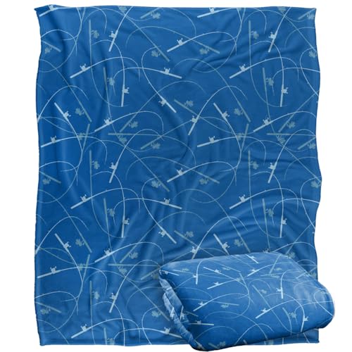 Jq Licensing Bent Fishing Rods Pattern Silky Touch Super Soft Throw Blanket 152 X 127 Cm