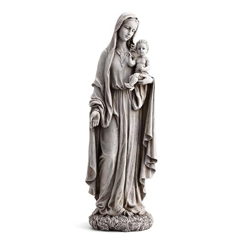 "Christian Brands 23"" Our Lady of Grace and Baby Jesus Garden Statue"