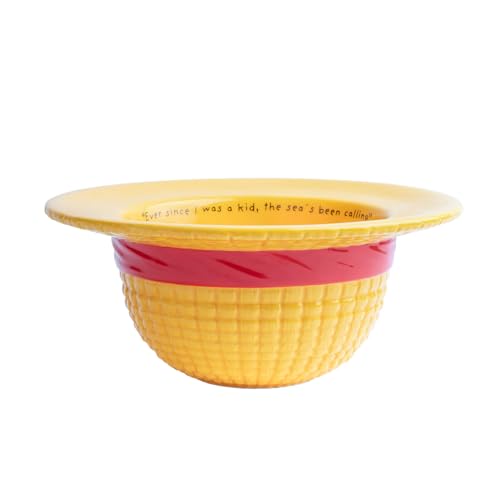 Grupo Erik One Piece Ceramic Bowl 3D - Straw Hat Manga Gifts, Merch - Decorative Bowl 500 ml - 17.6 oz, Kitchen Accessories and Decor - One Piece Gifts for Friends, Cool Gifts