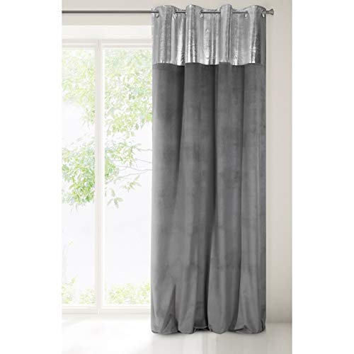 Eurofirany Curtain Steel Grey 140 x 250 cm