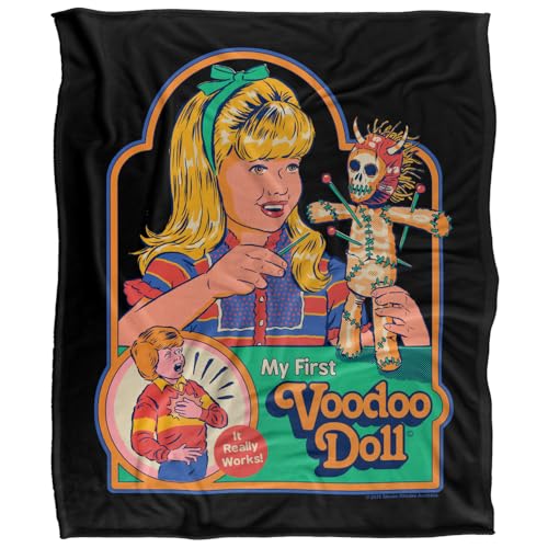 Steven Rhodes My First Voodoo Doll Silky Touch Super Soft Throw Blanket 152 X 127 Cm
