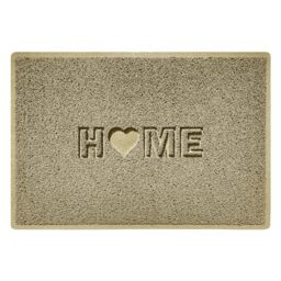 Nicoman LOVE at HOME Doormat 90x60cm - Honesty Beige｜Heavy Duty Non-Slip｜Indoor/Outdoor｜Entrance Barrier Dirt-Trapper Floor Mat｜Home Patio Garden Conservatory Door Mat｜Home Heart