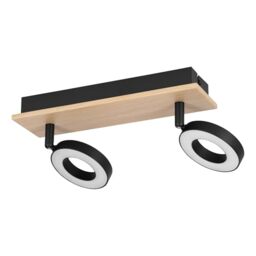 Eglo LED Ceiling Lamp Rielves, Light with 2 Adjustable spotlights