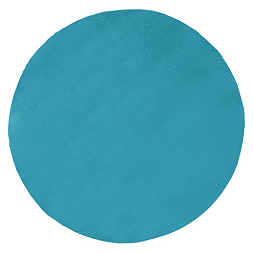 Indomex Rug Romantic 080 Cmround Turquoise
