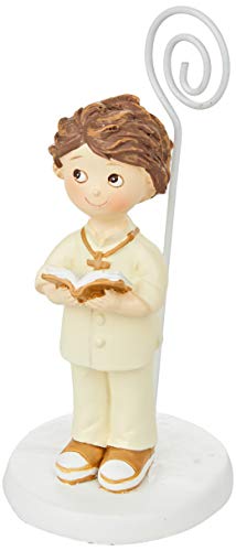 Mopec Z175 Child Photo Frame Suit Beige Communion, 10.5 cm, Pack of 6, Polyresin, Multicolour