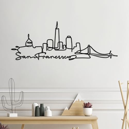 Stylish Black Decorative Metal Wall Accessory, 120 x 43 x 1.5 cm, 100% Metal, 2 mm Thickness, Lightweight & Modern Design for Home Decor