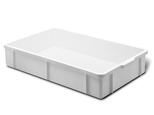 Giganplast Transport Box, Plastic, White, 60 x 40 x 11 cm