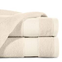 Eurofirany Hand Set Bath Sauna Towel Wash Cloth-Luxury Absorbent 100% Cotton 400g/m2 3 and 6 Pack, Beige, 50X90 cm/1 Pkg. je 6 STK