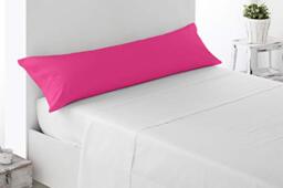 Miracle Home. Pillowcase, Anti-Peeling, Soft and Comfortable, 50% Cotton, 50% Polyester. Bed 90. Fucsia