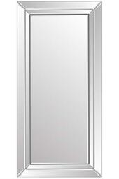 MirrorOutlet Full Length Wall Mirror 174 x 85cm – Cranbury Large Bevelled All Glass – Modern Frameless Dressing Style– Leaner or Wall Mounted – Ideal for Bedroom, Hallway, or Living Room