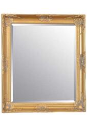 Gold 30inch x 26inch (76cmx86cm) Large Hairdressors Salon Mirror Classic Frame Antique Design Ornate Shabby Chic Over Mantle Big Wall Mirror