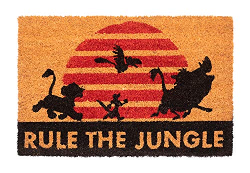 Grupo Erik Door Mat - Disney The Lion King Gifts - 15.7 x 23.6 in - 40 x 60 cm Coconut Coir, Waterproof, Non Slip Door Mats Indoor & Outdoor - Disney Gifts for Women & for Men