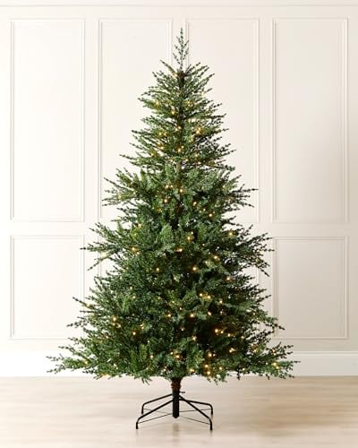 WeRChristmas Pre Lit Christmas Tree 10ft Realistic, Warm White LEDs