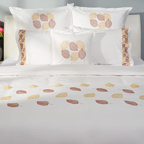 Deco Mex Otono 7-Piece Bed Set 200 x 220 cm Ivory, Beige, Brown