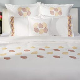 Deco Mex Otono 7-Piece Bed Set 200 x 220 cm Ivory, Beige, Brown