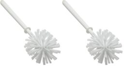 Elliott Large Long Handle Toilet Brush With Grip Handle, Strong Nylon Bristles for effective Cleaning, Can be used as a refill/replacement, Perfect for use at home, office or workplace (Pack of 2)