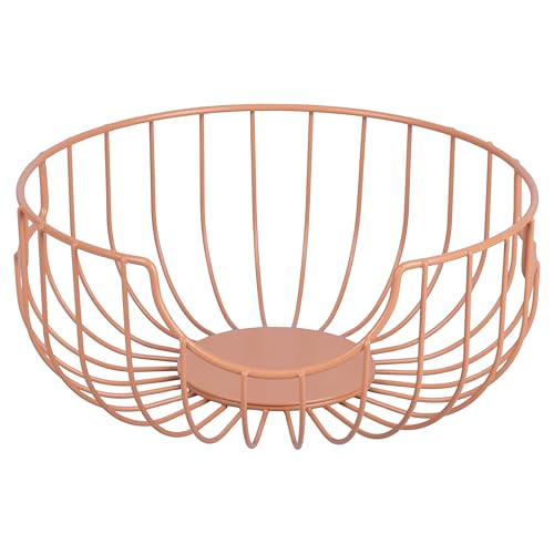 Villa d'Este Home Tivoli 1996 4 Tone Terracotta Iron Dish Basket