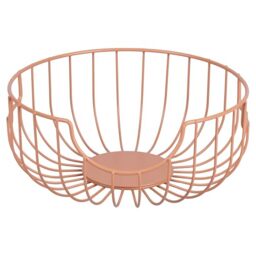Villa d'Este Home Tivoli 1996 4 Tone Terracotta Iron Dish Basket