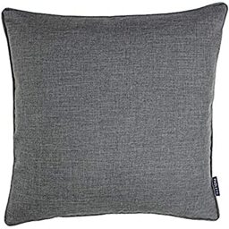"Riva Home Eclipse Feather Filled Cushion, Polyester, Silver, 45 x 45cm (18"" x 18"")"