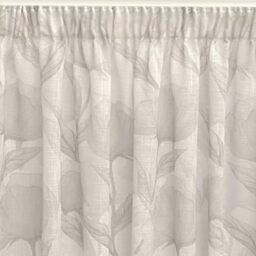 Alexandra House Living Curtain Sofia Grey 400 x 270 x 1 cm Translucent