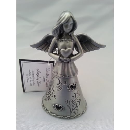 Ganz Angel of Love - Faithful Angels Pewter Angel Figurine - Gift Boxed