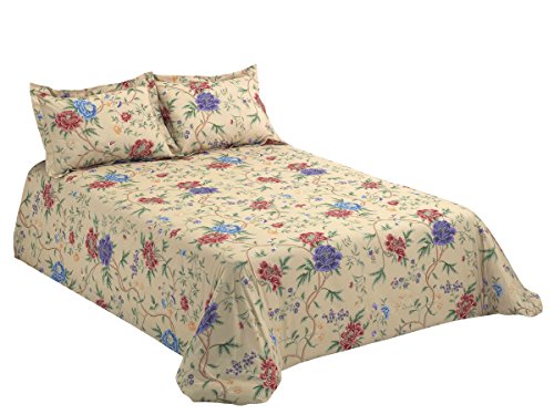 Viantala Trianon 103 Duvet Cover, Cotton, Red/Beige, 180