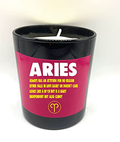 Aries Wanky Candle Star Sign Astrology Zodiac Birthday Candle WCBJ - Aries