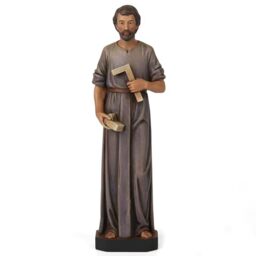 BC Catholic St. Joseph Statue The Worker, Catholic Saint Figure, Religious Gifts for Labour Days, Inspirational Indoor Home Decor, 6inches H,Hand Painted by Buildclassic