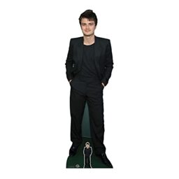 Star Cutouts CS1027 Joe Keery Black Suit Cardboard Cutout with Mini - Free Standing, Quick Set Up, TV parties, fan displays and gifts
