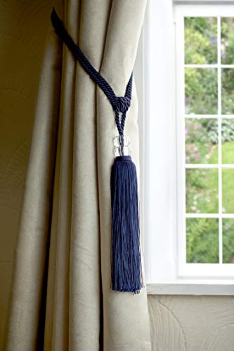 Emma Barclay Orla Tieback in Navy - 60cm total length
