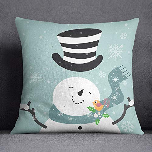 Questo Casa Christmas Tree Cushion Cover with Invisible Zipper Cushion Cover Decorative Cushion Cover Home Decor Sofa Coffee House Size 45 x 45 cm - Designed and Made in Turkey