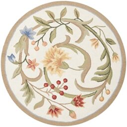 Safavieh Traditional Rug for Living Room, Dining Room, Bedroom, Chelsea Collection, Short Pile, in Ivory and Multicolor, 84 X 145 cm