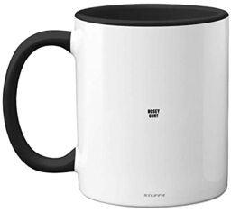 Stuff4 Nosey C**t Mug, Fun Sarcastic Gifts for Work Colleagues - Crude Rude Xmas Gift, Novelty Christmas Mug for Friends, Funny Secret Santa Gifts