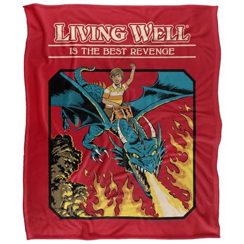Steven Rhodes Living Well Silky Touch Super Soft Throw Blanket 152 X 127 Cm