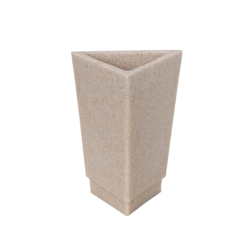 MSV 141845 Suez Toothbrush Holder Made of Polyresin, Sand, 30 x 20 x 15 cm