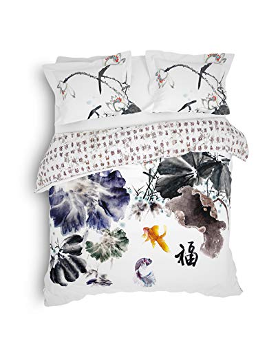 Heckett Lane Nakita 260 Insignia Duvet Cover Blue