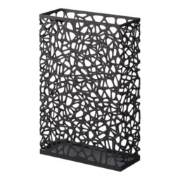 YAMAZAKI 6324 NEST Umbrella Stand Rectangular, black, Steel, Minimalist, 30 x 12 x 45 cm