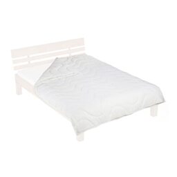 Relaxdays Duvet 155x220 cm, 4 Seasons Blanket, Ecotex Standard 100, Polyester, Sleeping Cover Summer & Winter, White, 2 x 155 x 220 cm
