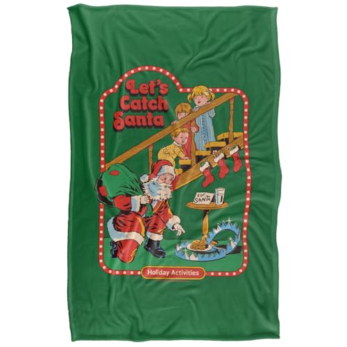 Steven Rhodes Let'S Catch Santa Silky Touch Super Soft Throw Blanket 91 X 147 Cm