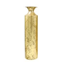 "Hosley Decorative Gold Metal Tall Floor Vase for Weddings Party Spa Reiki Meditation Settings O5 (21.75"" High)"