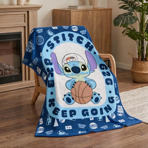 Northwest Disney Lilo and Stitch, Silk Touch Throw Blanket, 46 x 60 Inches